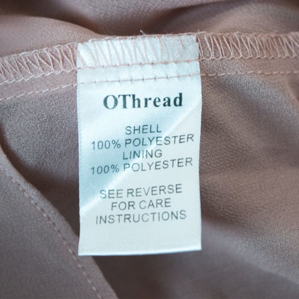 O'thread Sequin Spaghetti Strap Tank Cami Top M - image 4